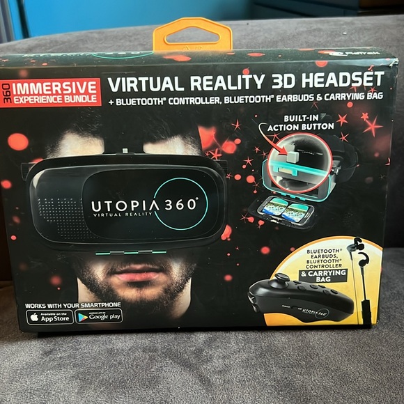 Utopia 360 Virtual Reality 3D headset - Picture 2 of 10